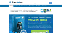 Desktop Screenshot of driverlookup.com